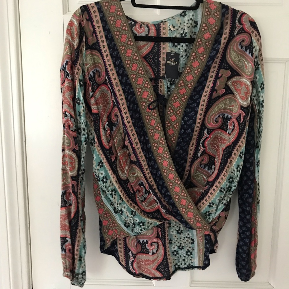 Hollister CO Paisley blouse